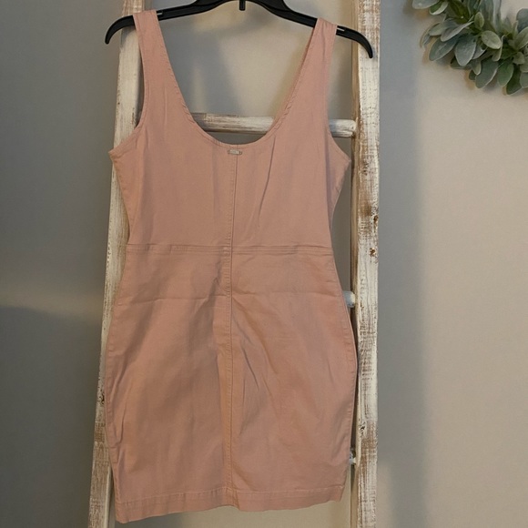Guess: Pink Zip Up Dress - Picture 4 of 8